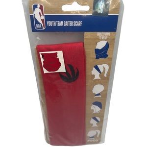 NEW NBA Toronto Raptors Team Youth Gaiter Scarf Red and Black Unisex Gaiter